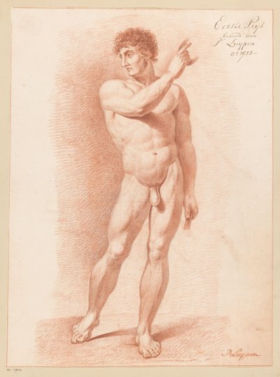 Homme nu debout, vu de face (1er prix 1815) - P. Luypen