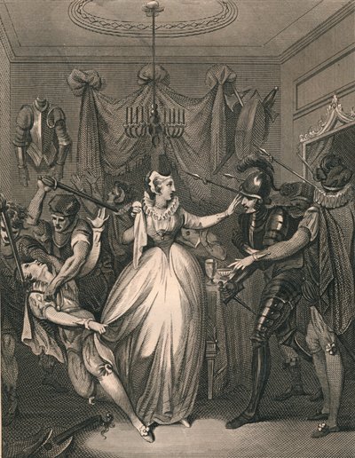 La mort de Rizzio, 1566 - P Rothwell