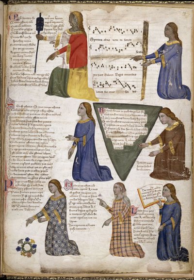 Les Sept Arts Libéraux de Regia Carmina par Convenevole da Prato - Pacino di Buonaguida