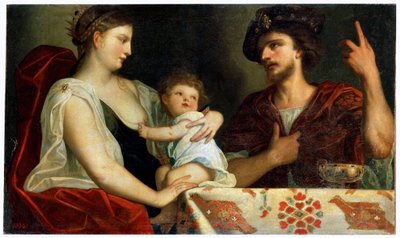 Eumène et Roxane, XVIIe siècle - Padovanino