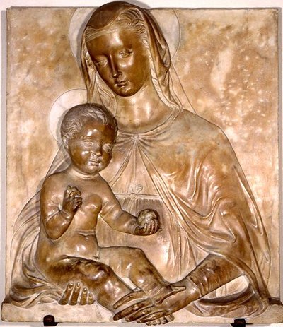 Madone et Enfant - Pagno di Lapo Portigiani