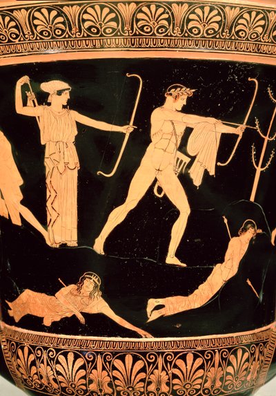 La Mort des Niobides, détail d