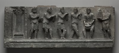Relief bacchanal, Pakistan, Gandhara, région de Buner, début de la période Kushan (1-320 après J.-C.) - Pakistani School