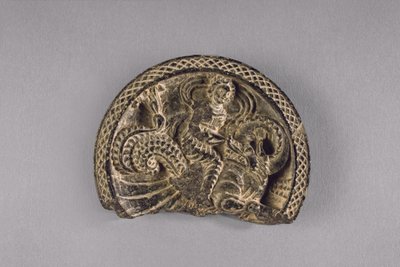 Palette avec Néréide sur un dragon aquatique, c.50-75 - Pakistani School