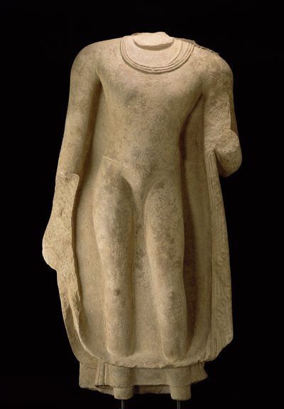 Figure debout du Bouddha (tête manquante), Gandhara - Pakistani School