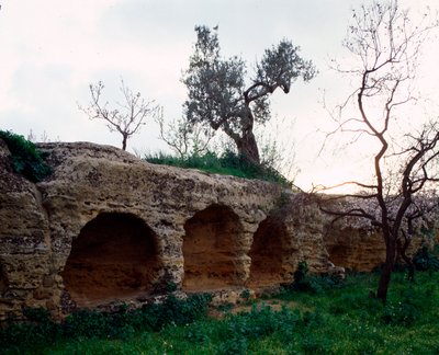 Vue de la nécropole paléochrétienne, 4ème siècle - Paleo Christian