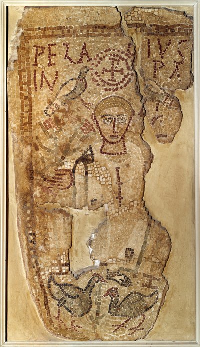 Antiquité paléochrétienne : Représentation du moine ascète Pélage (ou Pélagius) (350-420) - Paleo Christian Paleo Christian