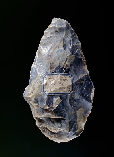 Hache à main, de St. Acheul, Somme, Amiens, France, Paléolithique, vers 200 000 av. J.-C. - Paleolithic