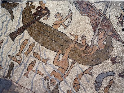 Le prophète Jonas est jeté à la mer (détail) - Pantaleon Pantaleon