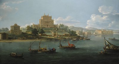 Vue de la Villa Costaguti et de la Villa Pamphilj entre Anzio et Nettuno - Paolo Anesi