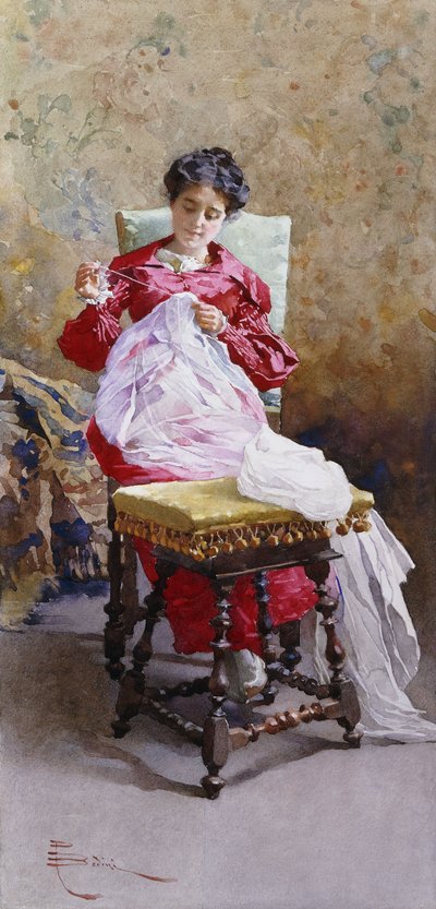 Femmes dans un intérieur - Paolo Bedini