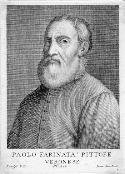 Portrait (gravure) - Paolo Farinata