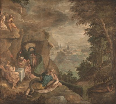 Paysage avec une scène d