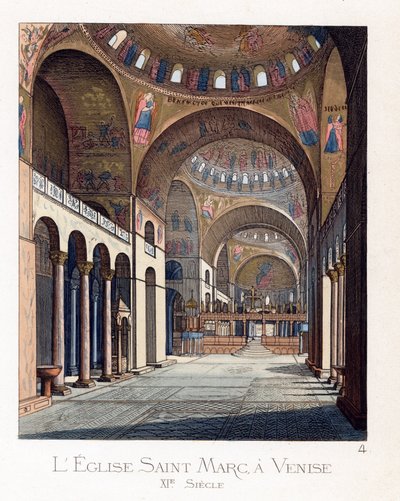 Intérieur de la basilique Saint-Marc à Venise - Paolo Mercuri