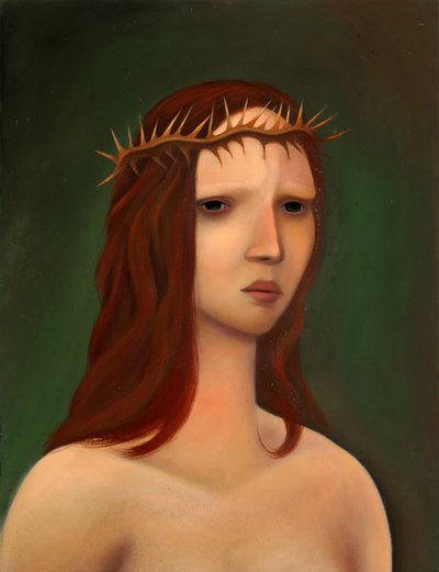 Ecce Homo, 2023 (huile sur panneau de bois) - Paolo Perfranceschi