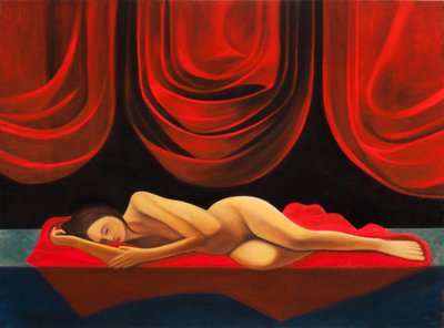 Les trois mémoires, 2016 (huile sur panneau de bois) - Paolo Perfranceschi