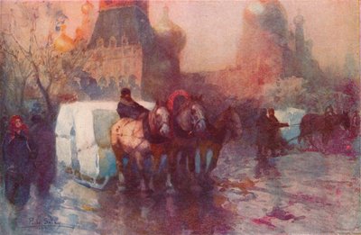 Transport de glace à Moscou, XIXe siècle - Paolo Sala