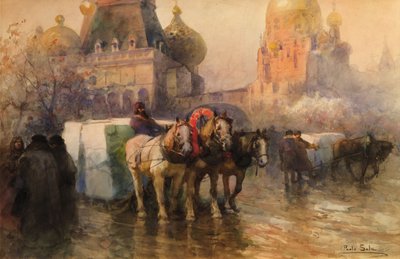 Transport de glace à Moscou - Paolo Sala