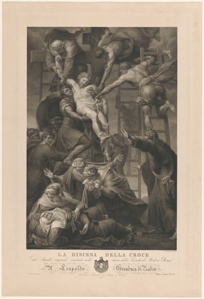La descente de croix - Paolo Toschi
