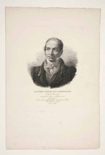 Portrait de Giacomo Tommasini Parmigiano - Paolo Toschi