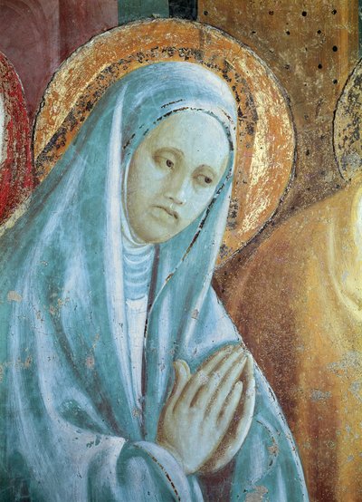 Tête de Sainte Anne de la Présentation de Marie au Temple, 1433-34 (détail) - Paolo Uccello