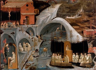 Scène de vie érémitique ou Thébaïde - Paolo Uccello