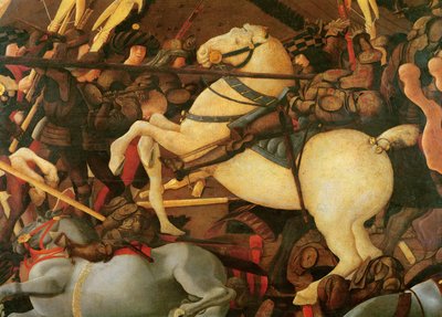 La Bataille de San Romano (détail) - Paolo Uccello