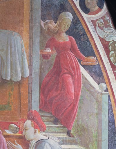 La Naissance de la Vierge (détail) - Paolo Uccello