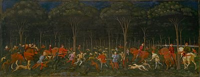 La Chasse dans la forêt, c.1465-70 - Paolo Uccello