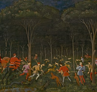 La Chasse dans la forêt (détail) - Paolo Uccello