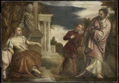 Le Choix entre la Vertu et la Passion - Paolo Veronese (follower of)
