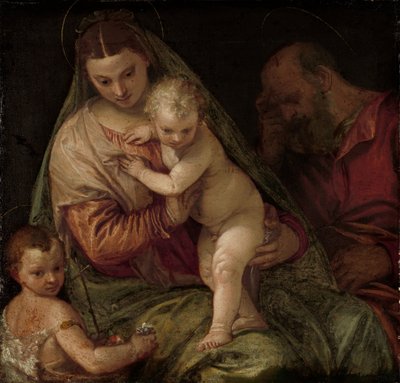 Sainte Famille avec le jeune Saint Jean - Paolo Veronese (workshop of)