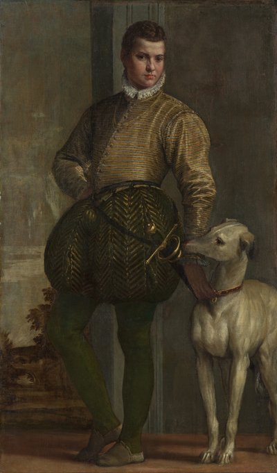 Garçon avec un lévrier, probablement années 1570 - Paolo Veronese