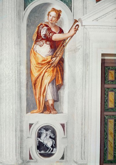 Musicien avec un cor, vers 1560-1568 - Paolo Veronese