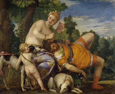 Vénus et Adonis - Paolo Veronese