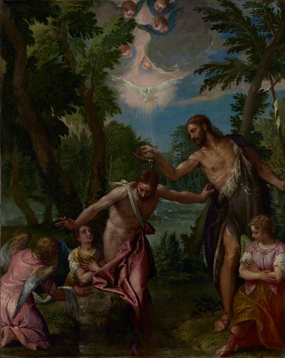 Le Baptême du Christ - Paolo Veronese and workshop