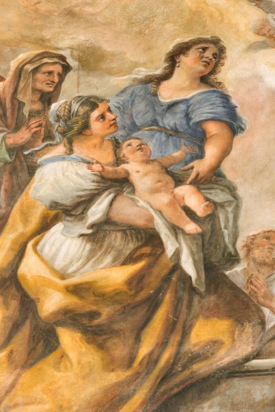 Fresques représentant la vie de Saint Cataldo - Paolo di Matteis