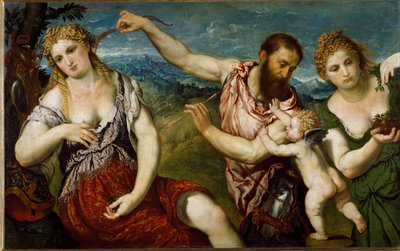 Allégorie avec Flore, Vénus, Mars et Cupidon - Paris Bordone