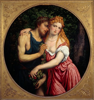Daphnis et Chloé. Représentation mythologique d