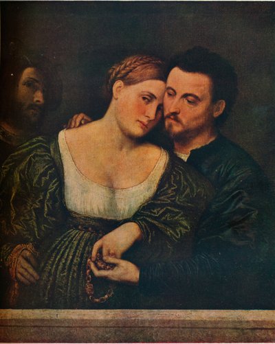 Les Amants vénitiens, 1525-1530, 1930 - Paris Bordone