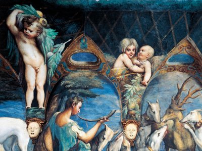Actéon attaqué par des chiens (détail) - Parmigianino (1503 40)