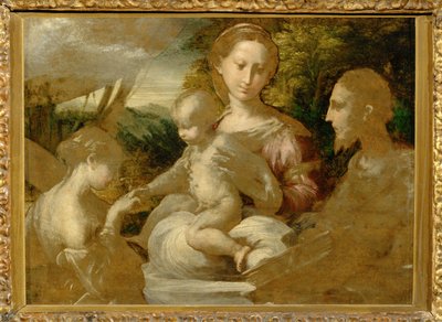 Le mariage mystique de Sainte Catherine - The mystic … - Parmigianino (1503-40)