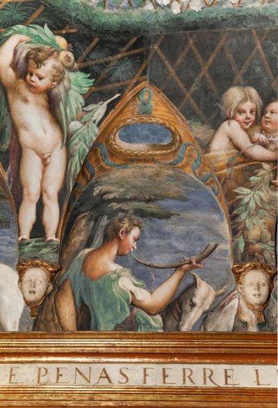 Chambre de Diane et Actéon (détail) - Parmigianino