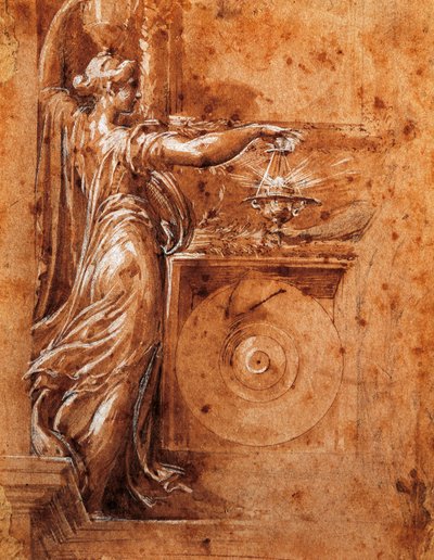 Étude de la Vierge pour l