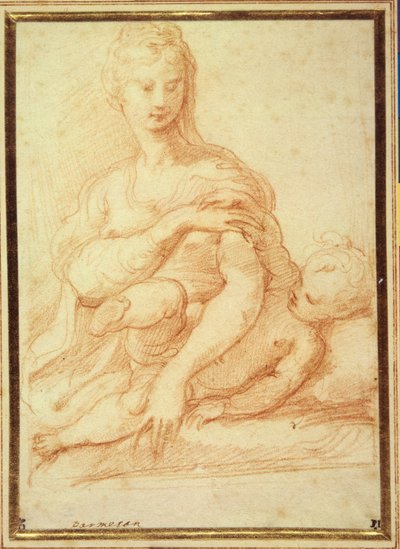 La Vierge jouant avec l