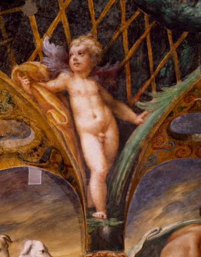 Putto, du Mythe de Diane et Actéon - Parmigianino