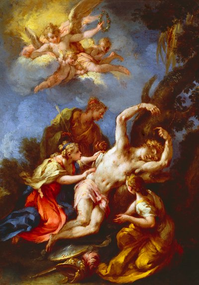 Saint Sébastien assisté par des saintes femmes - Parmigianino