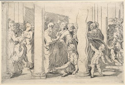 Saint Pierre et Saint Jean guérissant l