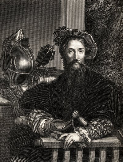 Christophe Colomb (1451-1506) (gravure) - Parmigianino