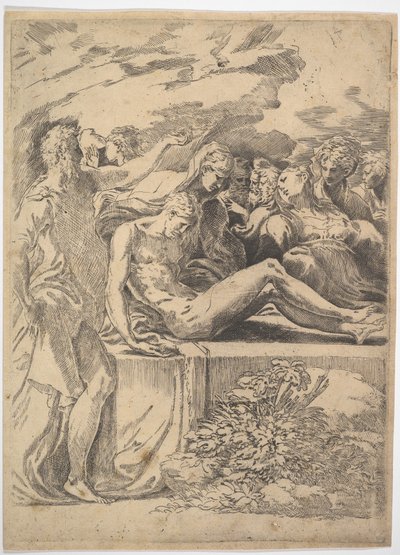 Mise au tombeau - Parmigianino